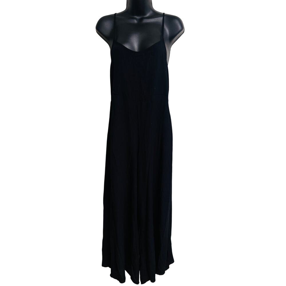 O’Neill Women Black Jumpsuit Size Small Wide Casual Lace Back Sleeveless NWT New